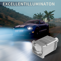 Mini projecteur Bi-LED 1,8 pouce P9 H7 6000K 90W à succès – Lentille de projecteur laser LED pour voiture et moto