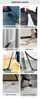 Machine à nettoyer les tapis, aspirateur puissant pour usage domestique et hôtelier, lavage à sec et humide, machine à nettoyer les tapis à réservoir