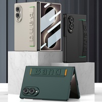 Étui pour téléphone Samsung Z Fold 8, découpe précise des objectifs, bracelet élastique couleur unie, étui avec protection d'écran intégrée