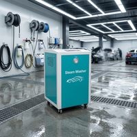 Nettoyeur Vapeur Commercial pour Voitures 8 Bars Électrique 9000W en Acier Inoxydable avec Fonction Vapeur Sèche et Humide Prise en Charge du Fonctionnement Continu