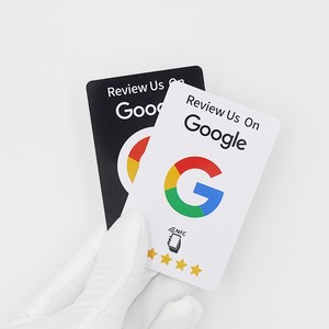 Tarjetas NFC de reseñas de Google de 85.5x54mm con sensor inteligente personalizable para promoción empresarial - Product Image 1