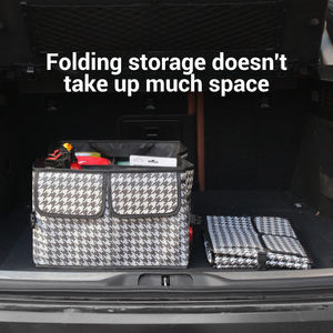 กระเป๋าเก็บรถพับได้แบบพกพาพับเก็บได้ผ้าออกซ์ฟอร์ดกระเป๋าเก็บของอเนกประสงค์สำหรับท้ายรถ - Product Image 5