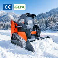 Nouvelle chargeuse sur chenilles compacte TS65, moteur Kubota, capacité de la benne de 0,5 m³, haute efficacité, fabricant chinois de premier plan, CE EPA