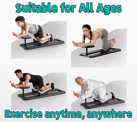 Nouvelle Machine de Fitness Pliable Écologique et Durable, Antidérapante et Réglable pour Musculation, Entraînement de la Force du Core, Taille et Dos