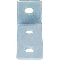 Équerre de support triangulaire en acier au carbone zingué pour profilé en U de 1-5/8 pouces, connecteur de cadre métallique, épaisseur 5 mm, robuste pour coins