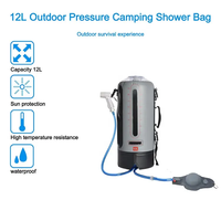 Chauffe-eau Autre matériel de camping Douche de camping Offre Spéciale d'usine Camping en plein air Sac de douche solaire portable 12L