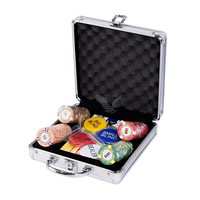 YH 100 pièces jetons de poker en céramique 10g 39mm jeu de jetons de poker de divertissement dénomination