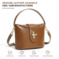 Sac à main bandoulière mini en cuir véritable pour femme avec poignée supérieure, forme structurée compacte, idéal pour les rendez-vous et soirées, marque privée
