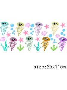 LETOP 1 Pieza de Adhesivos Lavables con Diseño de Ballenas Oceánicas de 16 oz, Resistentes a los Rayos UV, para Botellas o Tazas - Product Image 4