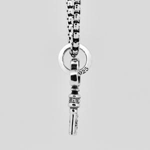 Punk Biker Retro Liontin Kunci Perak Murni <span class=keywords><strong>Kabbalah</strong></span> Jimat Kunci Liontin Jimat - Product Image 3