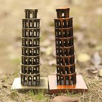 Venta al por mayor personalizado de lujo palabra antigua famosa 3D miniatura edificio modelo Burj Khalifa Torre recuerdo turístico para la decoración del hogar