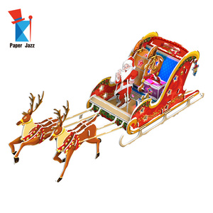 <span class=keywords><strong>Puzzle</strong></span> 3D Traîneau de Noël, <span class=keywords><strong>Cadeau</strong></span> Créatif DIY pour Enfants, Jouets de Noël pour Enfants - Product Image 1