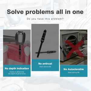 Kit di impianto dentale per impianti dentali per osso lungo di osteodentificazione - Product Image 5