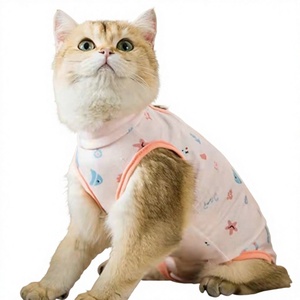 Ropa para Gatos, Ropa para Perros, Trajes de Recuperación para <span class=keywords><strong>Esterilización</strong></span>/Castración, Trajes de Destete, Ropa de Algodón Suave y Cómoda, Batas de Cuidado Postoperatorio, Japón - Product Image 1