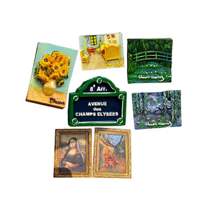 Fabricants de magnets de réfrigérateur en polyrésine 3D sur mesure, souvenirs touristiques du Palais de Versailles, Bordeaux, Paris, Tour Eiffel, <span class=keywords><strong>France</strong></span> - Product Image 1
