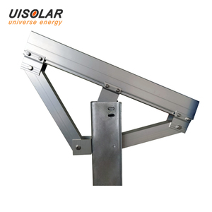 Vente en gros UISOLAR Système de montage solaire au sol pour la maison Support de rotation de montage au sol de panneaux solaires unipolaire - Product Image 5