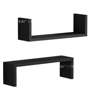 <b>Wall</b>-<b>mounted</b> Floating <b>Shelves</b> Rectangle Multipurpose Durable <b>Wall</b> <b>Mounted</b> Type Customizable Color For Bathroom Bedroom Living - Product Image 5