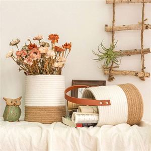 Set di 6 Cesti Sospesi Sferici in Erba Marina Naturale, Vasi Decorativi <span class=keywords><strong>da</strong></span> Parete con Vassoio Raccogligocce in Plastica, Stile Boho - Product Image 2