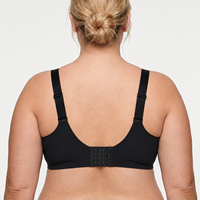 Soutien-gorge personnalisé en soie glacée, sans couture, sans armatures, fermeture dorsale à 4 rangées, bretelles extensibles réglables, grande taille pour femme