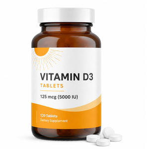 Complément Alimentaire Premium 10000 UI Calcium Vitamine D3 K2 Comprimé Améliore la Densité Osseuse Soutien Immunitaire Énergie Vitamines Minéraux 60 - Product Image 1