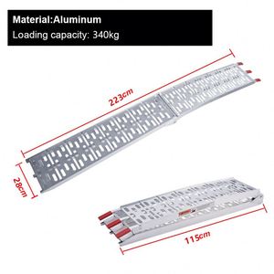 Có Thể Được Tùy Chỉnh Sử Dụng Sắt Lr001 Xe Máy Đoạn Đường Nối Xe Trailer Atv Xe Tải Đoạn Đường Nối Gấp Thép - Product Image 2