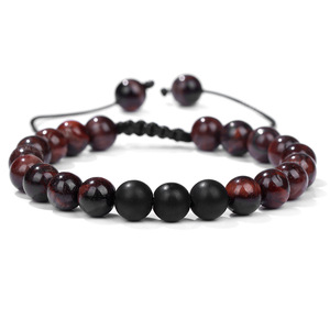Braccialetto Yogo in Pietra Naturale Occhio di Tigre 8mm, Gioiello Energetico Curativo Intrecciato a Mano con <span class=keywords><strong>Agata</strong></span> <span class=keywords><strong>e</strong></span> <span class=keywords><strong>Giada</strong></span>, Regalo per Donne <span class=keywords><strong>e</strong></span> Uomini - Product Image 3