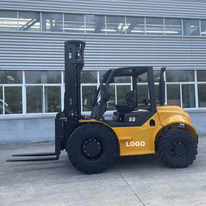 Oem <span class=keywords><strong>5.0</strong></span> טון כבד דיזל מחוספס שטח מלגזה שטח מלגזה 4Wd מחוץ לכביש מלגזה עם 3-6 מ 'גובה הרמה - Product Image 1