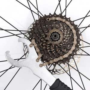 Outil multifonctionnel 3 en 1 en acier pour bicyclette BB Bottom Brackets Chain Whip <span class=keywords><strong>Cassette</strong></span> Flywheel Removal Sprocket Remover Wrench - Product Image 6