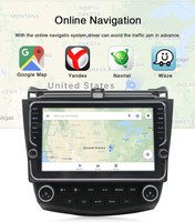 Autoradio Android 4G 64G 2 din pour Honda Accord 7 2002-2008, lecteur DVD multimédia vidéo stéréo, DSP GPS RDS carplay 4G sim