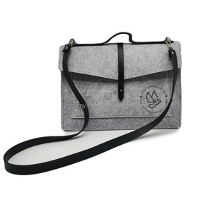 Portable Multi-Purpose 11 13 14 15 15.6 Inch <b>Computer</b> Messenger Carry <b>Bag</b> Felt Laptop Sleeve Case <b>Bag</b> - Product Image 2
