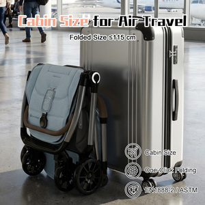 Poussette de voyage légère pour avion, chariot pour bébé, produits pour nouveau-nés, bébé - Product Image 2