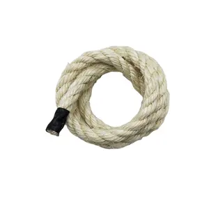 Handles Well And Knots Easily 3 Strand 10mm Bleached Sisal Rope For Marine,General Packing