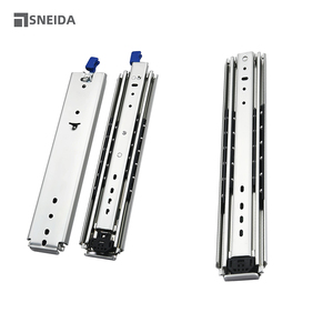 Heavy Duty 76mm Cerradura Industrial Gabinete Cajón Deslizante Uso en la cocina al aire libre Guía de rodamiento Tres rieles deslizantes gruesos extendidos - Product Image 1
