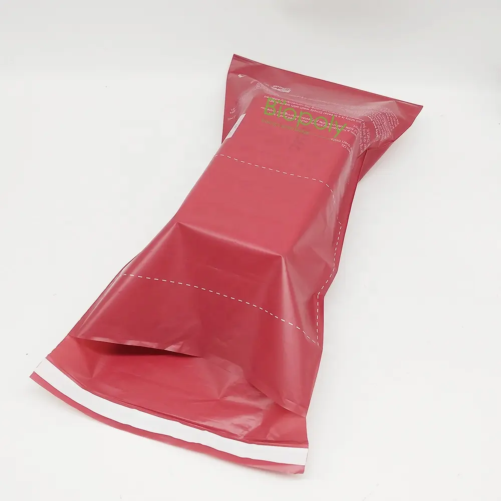 PLA compostable personnalisé poly mailer express sacs d'expédition de courrier sac
