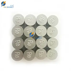 High purity 99.99% rhenium Ingot/ Pellet, cylinder, rhenium metal