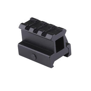 Support de montage universel en aluminium 20 mm pour lunette de visée télescopique 6x de chasse professionnelle, type Z à 3 emplacements pour équipement tactique - Product Image 6