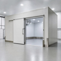 Ruang Pendingin Walk-in dengan Pintu Stainless Steel Anti Beku dan Panel PU Tebal untuk Penyimpanan Produk Akuatik Beku