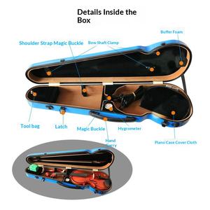 Sac à dos pour <span class=keywords><strong>violon</strong></span> et piano en fibre de carbone composite avec design léger, super haute qualité 44 - Product Image 2