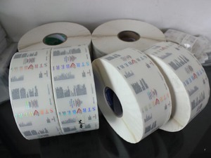 สติกเกอร์ตั๋วเข้าชมงานแบบโฮโลแกรมปั๊มร้อนเพื่อความปลอดภัย - Product Image 5