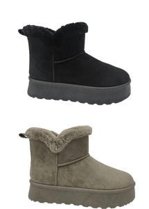 Stivali Invernali Comodi <span class=keywords><strong>con</strong></span> Piattaforma e Suola Antiscivolo per Giorni di Neve all'Aperto e Uso Quotidiano Casual - Product Image 4