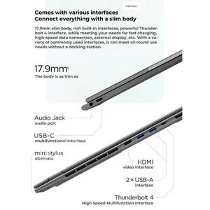 Hiệu suất cao Lenovo thinkbook cộng với I7-12700H 17.3 inch + 8 inch IPS 3K cá nhân & nhà & sinh viên & giáo dục Máy tính xách tay - Product Image 5