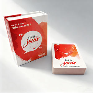 Impression personnalisée de cartes de jeu de <span class=keywords><strong>couple</strong></span> relationnel jeux de cartes à collectionner jeu de cartes d'affirmation positive d'amour de soi pour adultes - Product Image 3