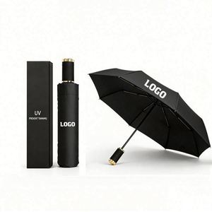 8K Strong <b>Windproof</b> Folding <b>Umbrella</b> With Logo Custom Promotional Gifts - Product Image 1