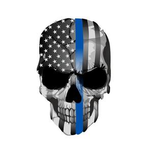 Флаг Америки, автомобильные наклейки, модифицированные автомобильные наклейки с черепами - Product Image 1