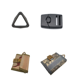 Boucle de sac à dos tactique 20 mm à dégagement rapide en plastique à traction unique pour accessoires de sac d'équipement extérieur - Product Image 4