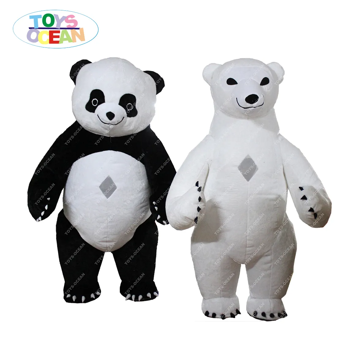 New design fantástico <span class=keywords><strong>traje</strong></span> de pele de panda, adulto trajes da mascote da panda