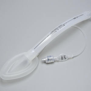 Máscara laríngea descartável de silicone padrão para vias aéreas, feita de silicone médico ou PVC, tem boa biocompatibilidade. - Product Image 4