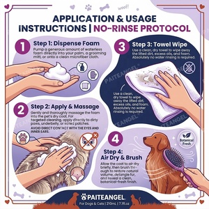 Champú para Perros sin Agua <span class=keywords><strong>de</strong></span> Marca Privada 210ml, Limpiador en Espuma sin Silicona para Gatos Post-Quirúrgico ODM - Product Image 5