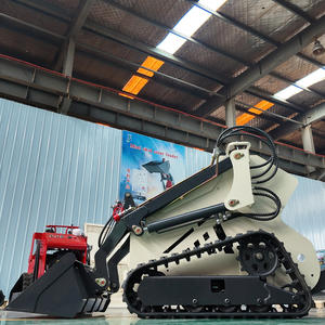 小型スキッドステアローダークボタディーゼルエンジン高油圧流量強力クローラーローダー - Product Image 3