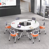 EaseNeat mobilier de bureau pliant formation Table de conférence Mobile multifonctionnel salle de classe collège étudiants école bureau d'étude